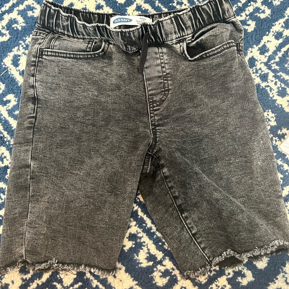 Old Navy boys 10-12 denim stone shorts
